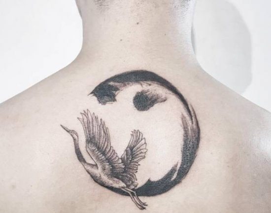 Kraanvogel tattoo betekenissen en 20 ideeën