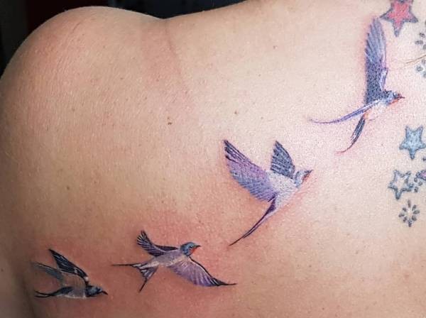 Beste Zwaluw tattoo: betekenissen en 30 tattoo ideeën AA-43
