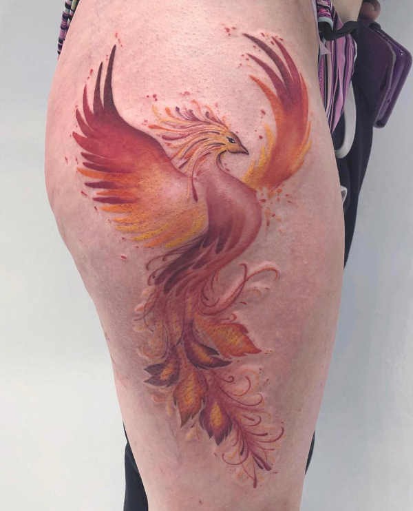 Verwonderend Feniks tattoo: betekenis en 30x tattoo-inspiratie FZ-17