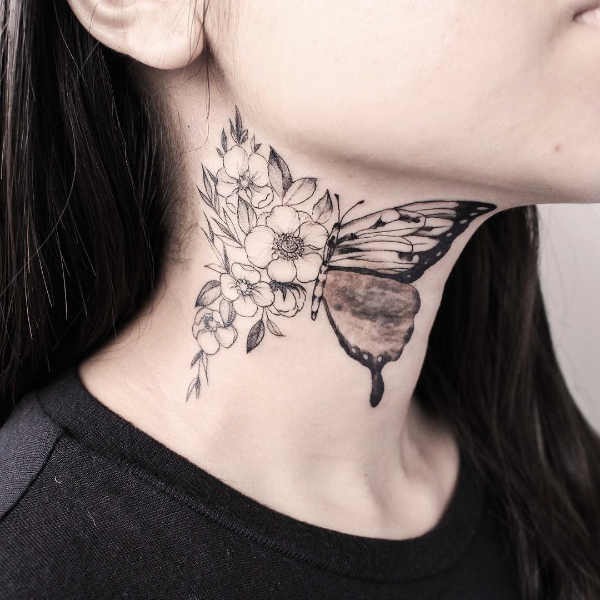 Wonderbaarlijk Nek tattoos: 150x tattoo-inspiratie BD-12