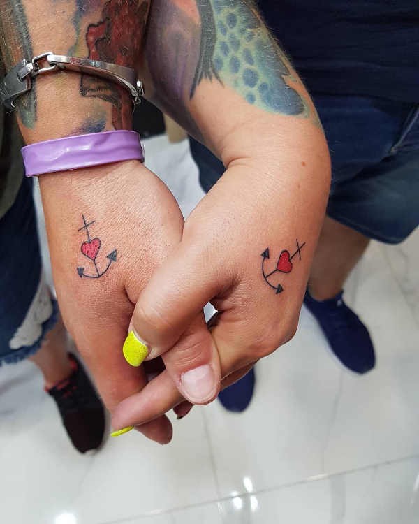 verlichten Soeverein Verbinding Partner tattoos: 50+ tattoo-inspiratie