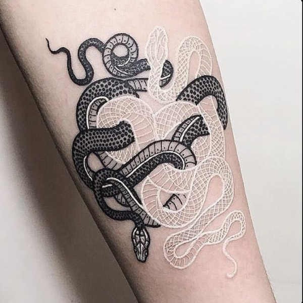 Slangen tattoo betekenis en oorsprong  50x tattooinspiratie
