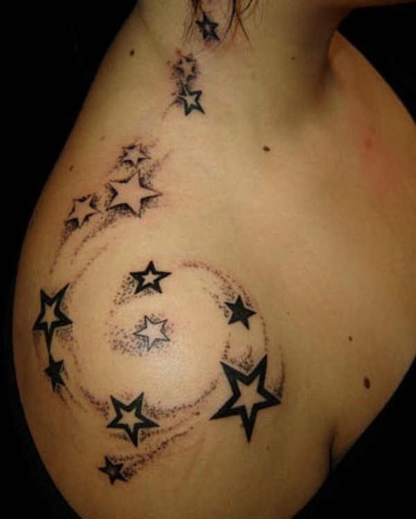 Spiksplinternieuw Ster tattoo: betekenissen en 100 tattoo ideeën HQ-08