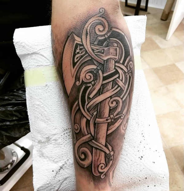 Mythologie tattoo nordische symbole 50 Wikinger
