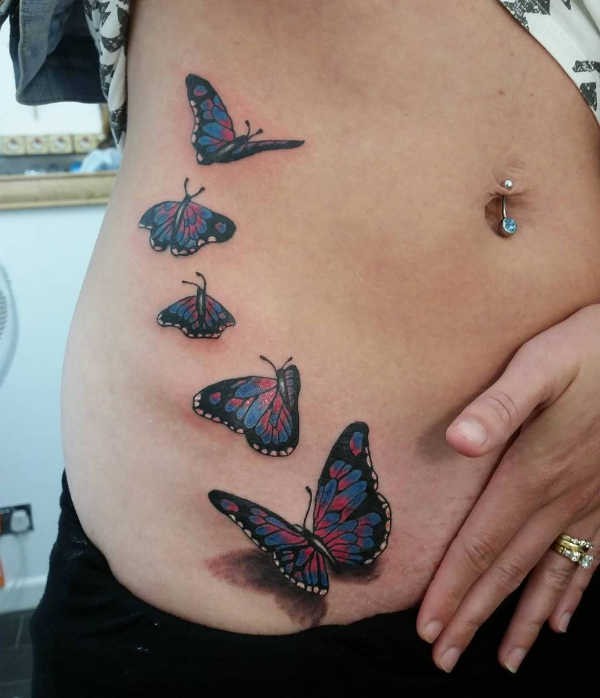 Vlinder tattoo: 100 ideeën ter
