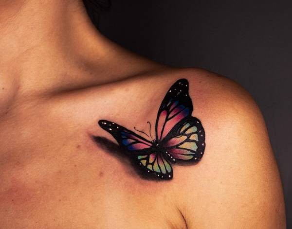 Gezichtsveld Hijsen bitter Vlinder tattoo: betekenis en 100 ideeën ter inspiratie